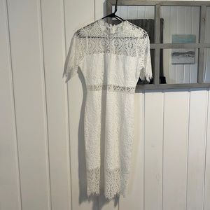 White Lace Midi Dress - Remarkable White Lace Dress Lulu’s